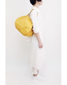 Sac shopping japonais compact pliable Shupatto taille M - KARASHI (Mustard)