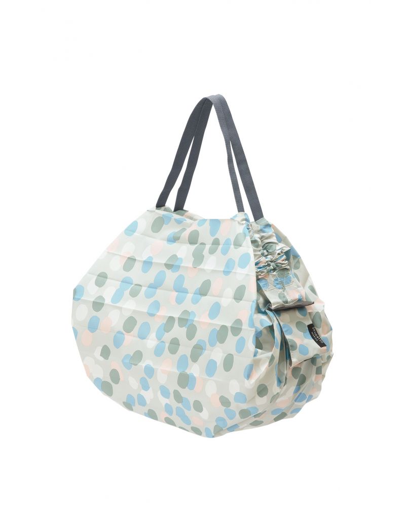 Sac shopping japonais compact pliable Shupatto taille M - ARARE (Hailstone)