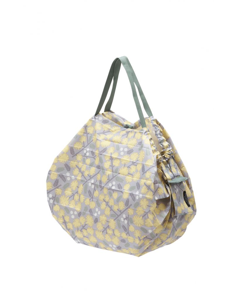 Sac shopping japonais compact pliable Shupatto taille M - HANA (Mimosa)