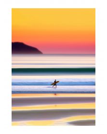 Poster - Sunset Surf 04 (30x40 cm) - Hartman AI