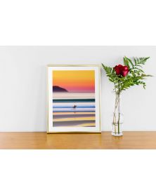 Poster - Sunset Surf 04 (30x40 cm) - Hartman AI