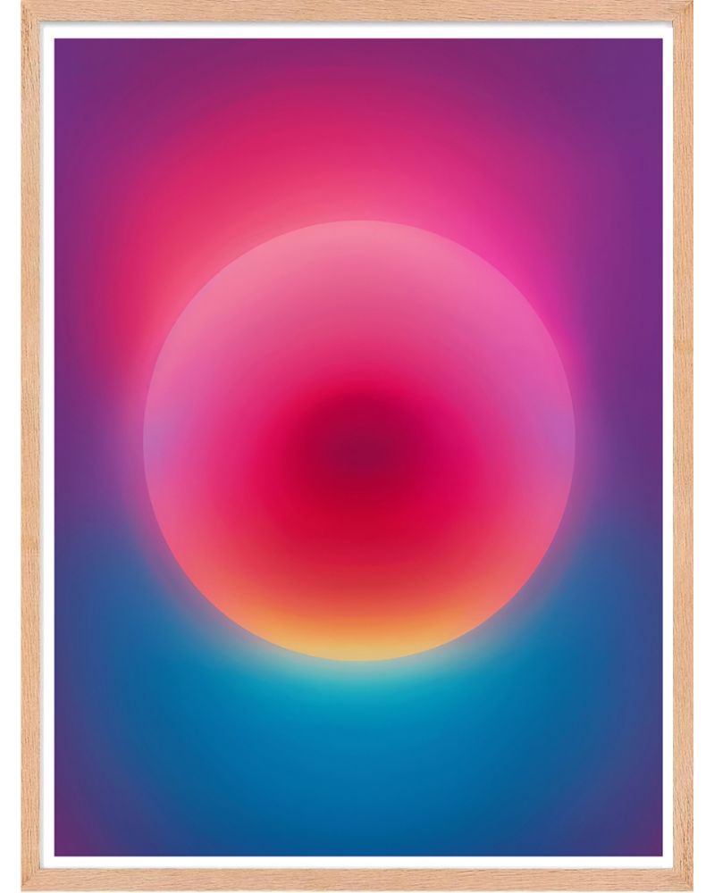 Affiche - Chroma Impulse 04 (30x40 cm) - Hartman AI