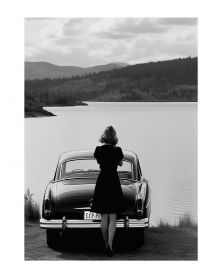 Affiche - Wheels of Elegance 05 (30x40 cm) - Hartman AI