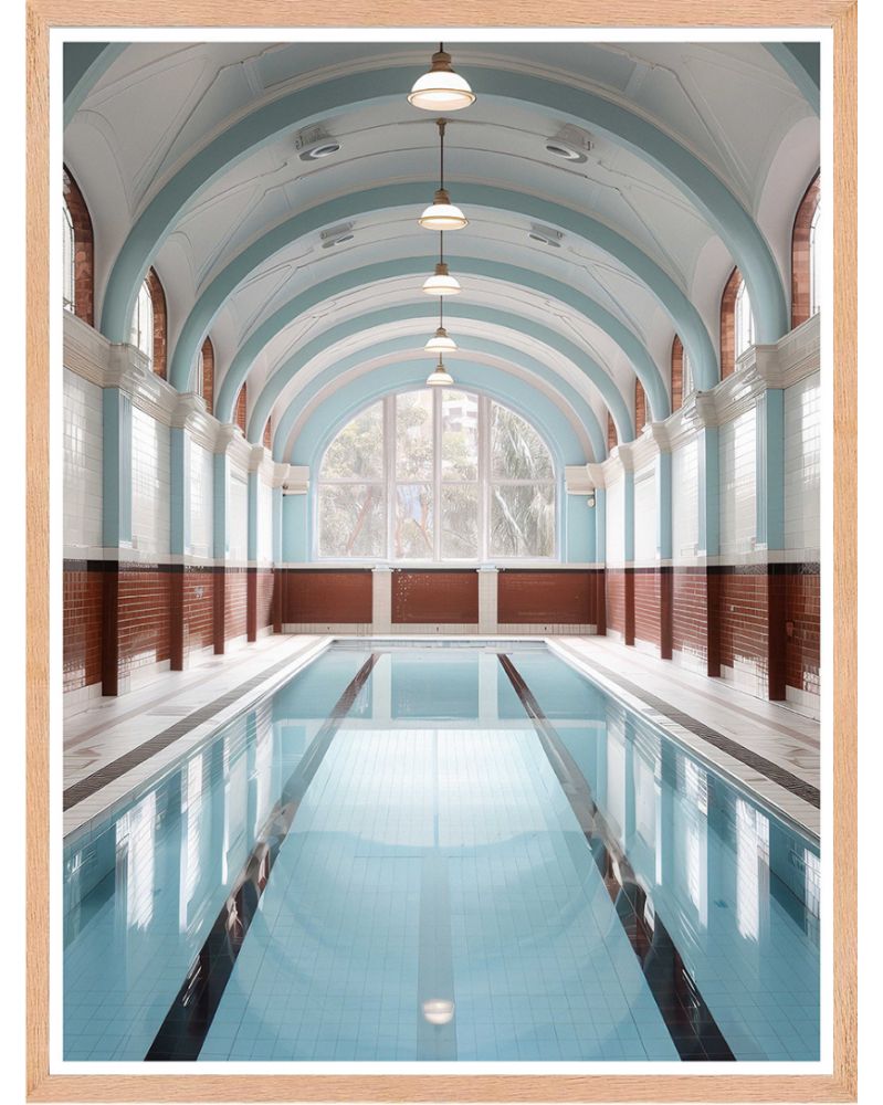 Affiche - Vintage Pools 01 (30x40 cm) - Hartman AI