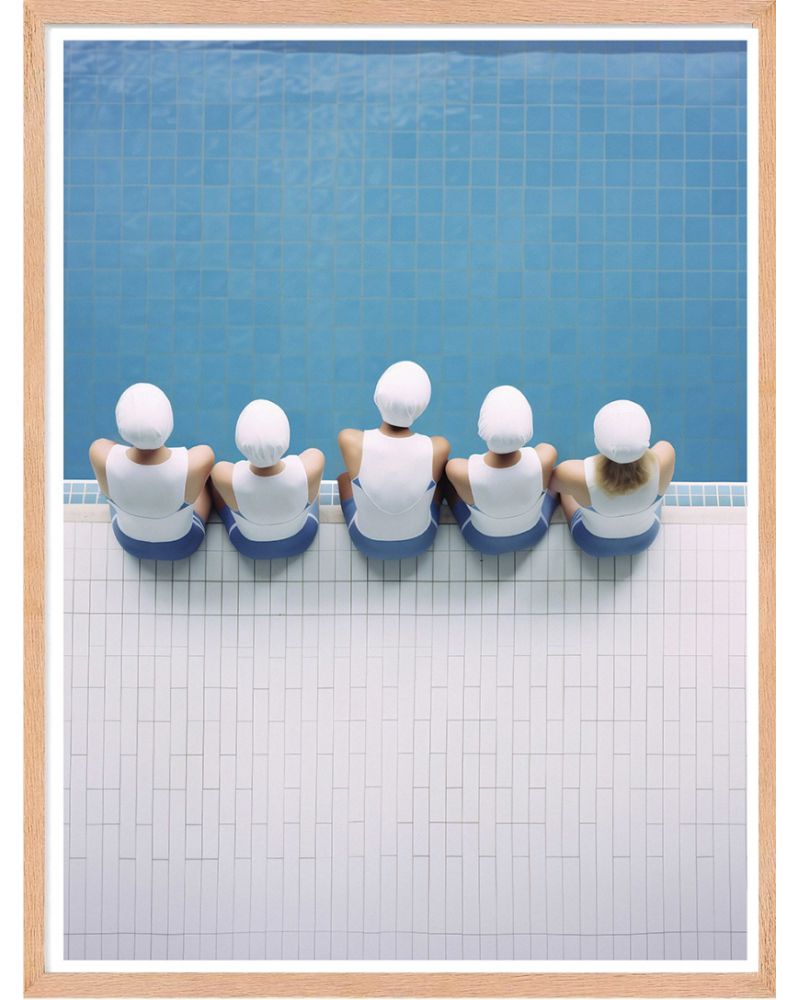 Affiche - Vintage Pools 04 (30x40 cm) - Hartman AI