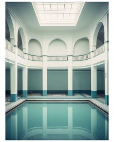 Affiche - Vintage Pools 02 (30x40 cm) - Hartman AI