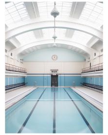 Affiche - Vintage Pools 08 (30x40 cm) - Hartman AI