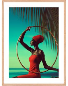 Affiche - Ebony Grace 04 (30x40 cm) - Hartman AI