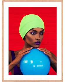 Poster - Ebony Grace 06 (30x40 cm) - Hartman AI