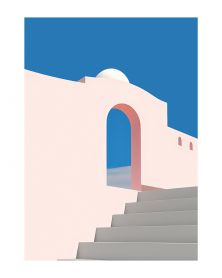 Affiche - Pinky Perspectives 06 (30x40 cm) - Hartman AI