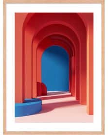 Affiche - Pinky Perspectives 13 (30x40 cm) - Hartman AI