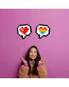 Love Message + - Pixel Art Kit