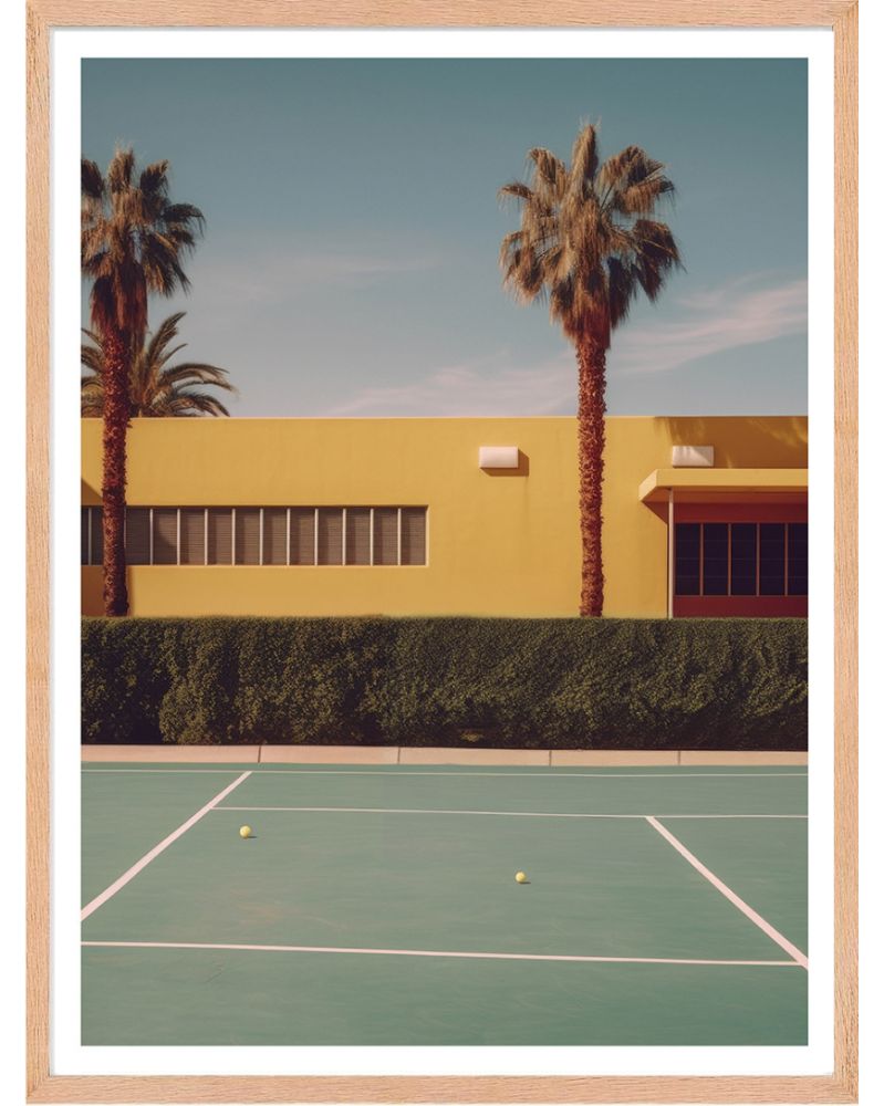 Poster - Retro Tennis 02 (30x40 cm) - Hartman AI