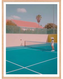 Poster - Retro Tennis 03 (30x40 cm) - Hartman AI