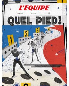 Affiche - L'Equipe - Fourcade (digigraphie)