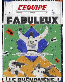 Affiche - L'Equipe - Rinner (digigraphie)