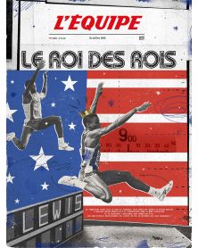 Affiche - L'Equipe - Lewis (digigraphie)