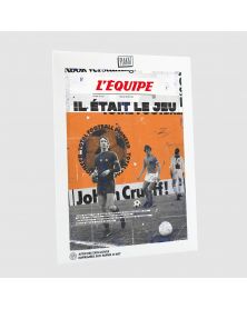 Affiche - L'Equipe - Cruyff (digigraphie)