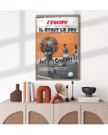 Affiche - L'Equipe - Cruyff (digigraphie)