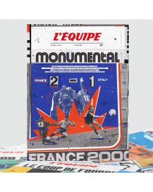 Affiche - L'Equipe - Euro 2000 (digigraphie)