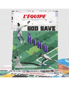 Poster - L'Equipe - Federer (digigraphie)