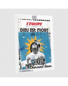 Affiche - L'Equipe - Maradona (digigraphie)