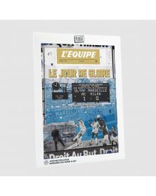 Affiche - L'Equipe - OM 93 (digigraphie)