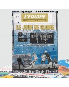 Affiche - L'Equipe - OM 93 (digigraphie)