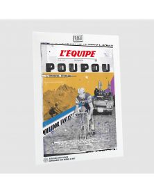 Affiche - L'Equipe - Poulidor (digigraphie)