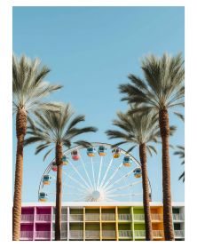 Affiche - Palm Trees 04 (30x40 cm) - Hartman AI