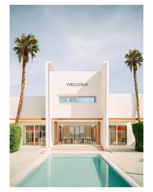 Poster - Palm Trees 06 (30x40 cm) - Hartman AI