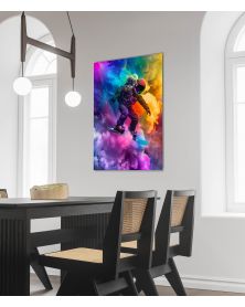 Tableau sur Verre Acrylique - Galactic Ski by Suzan Valois (Edition limitée 70x100 cm) - Hartman AI