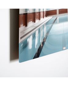 Acrylic Glass Artwork - Vintage Pools 01 (11 x 14 in) - Hartman AI