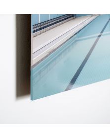 Acrylic Glass Artwork - Vintage Pools 08 (11 x 14 in) - Hartman AI