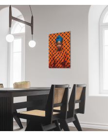 Acrylic Glass Artwork - Black Magic Woman 01 (18 x 24 in) - Hartman AI