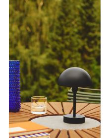 Doris by Kubbick, Indoor-Outdoor Wireless Table Lamp - Black