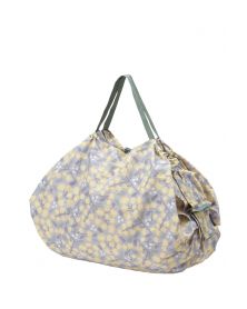 Shupatto Compact Japanese Shopping Bag size L - HANA (Mimosa)