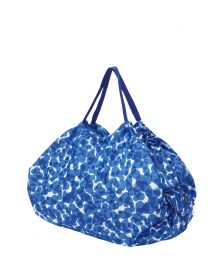 Shupatto Compact Japanese Shopping Bag size L - UMI (Ocean)