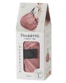 Shupatto Compact Japanese Shopping Bag size L - MOMO (Peach)