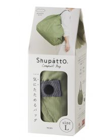 Shupatto Compact Japanese Shopping Bag size L - MORI (Forest)