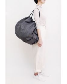 Shupatto Compact Japanese Shopping Bag size L - SUMI (Charcoal)