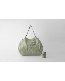 Shupatto Compact Japanese Shopping Bag size L - MORI (Forest)