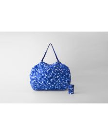 Shupatto Compact Japanese Shopping Bag size L - UMI (Ocean)