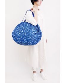 Shupatto Compact Japanese Shopping Bag size L - UMI (Ocean)