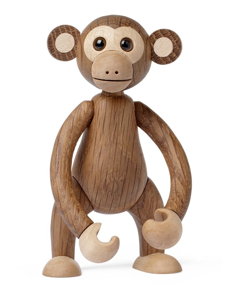 Jolly Monkey, figurine en bois par Chresten Sommer, Spring Copenhagen