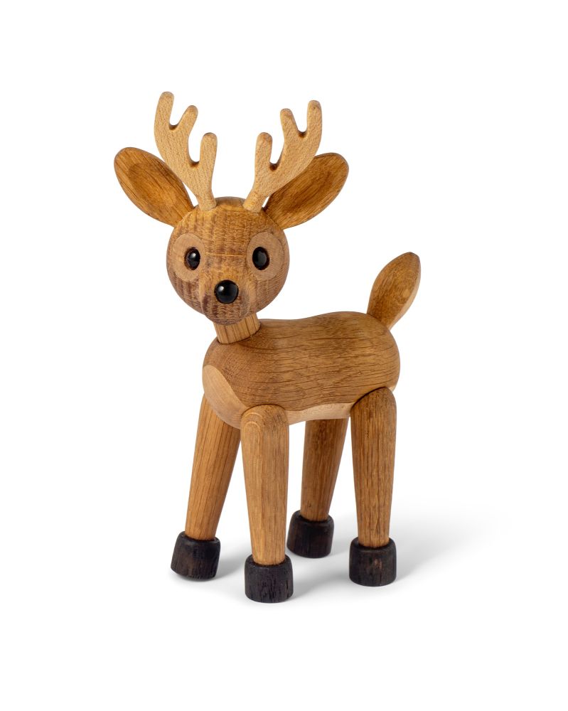 Spirit Deer, Wood Figurine by Chresten Sommer, Spring Copenhagen