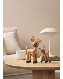 Spirit Deer, Wood Figurine by Chresten Sommer, Spring Copenhagen