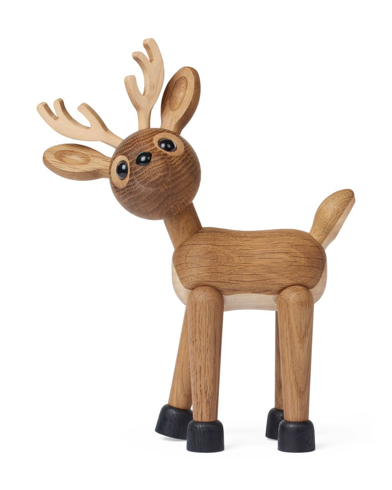 Star Deer, figurine en bois par Chresten Sommer, Spring Copenhagen