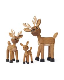 Star Deer, Wood Figurine by Chresten Sommer, Spring Copenhagen