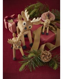 Star Deer, figurine en bois par Chresten Sommer, Spring Copenhagen